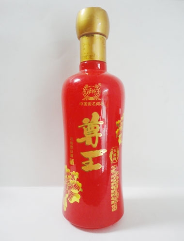 潛江噴釉玻璃酒瓶